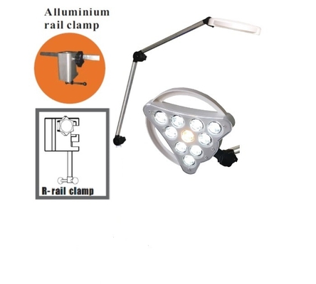 Medical LED Examination Lamp KS-Q10-02R Rail Lights Surgery Lamp KS-Q10-02R Rail Clamp Type 10W KS-Q10-02R Rail Clamp 10W